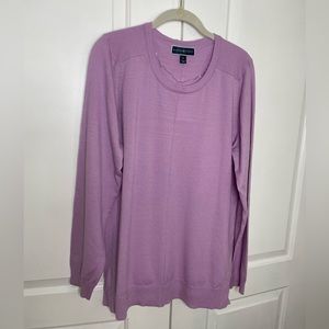 Karen Scott, Womenswear, Seamfront P/O, Size XLarge , Color lilac.